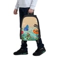 thumbnail image 3 of Lafuoo Colorful Plants And Insects Pattern Large Capacity Backpack, Durable Adjustable Straps Campus, Travel, Work Computer Backpack, Unisex-One Size, 3 of 7