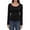 Black, variant on Ekouaer Womens Thermal Top Base Layer Long Sleeve Shirt Lightweight Stretch Scoop Neck Tops for Winter & Fall Thermal Undershirts