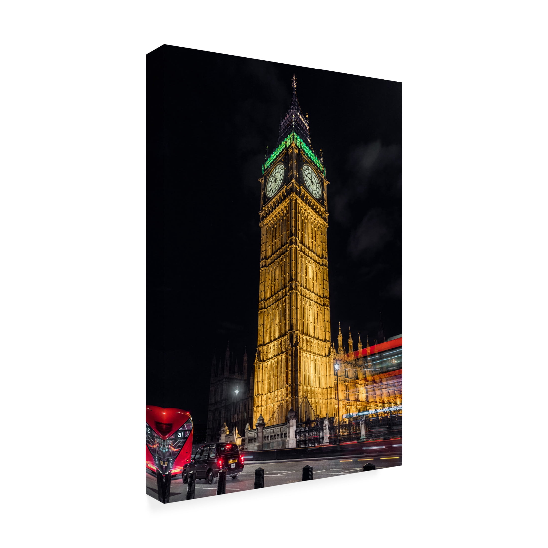 Trademark Fine Art Fernando Silveira  Quarter to Midnight Canvas Wall Art