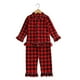 thumbnail image 2 of Pijamas de algodón con botones para niños y niñas, ropa de dormir de moda superior para invierno, 2021, 2 of 4