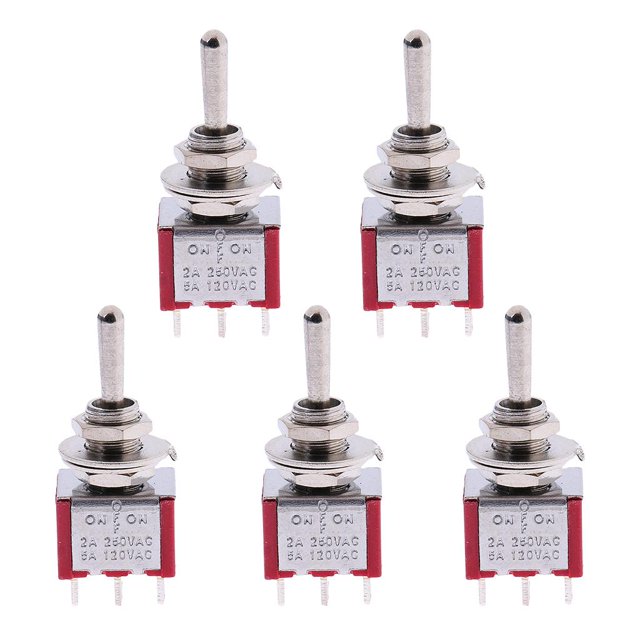 Selector De Interruptor De De 5 Vías Vías Para Piezas De Actualización De De Guitarra Eléctrica O Bajo Gloria Interruptor de palanca de 3 vías