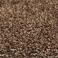 thumbnail image 5 of Allstar Brown / Beige Solid Thick Modern Shaggy Area Rug (4' 11" x 6' 11"), 5 of 7