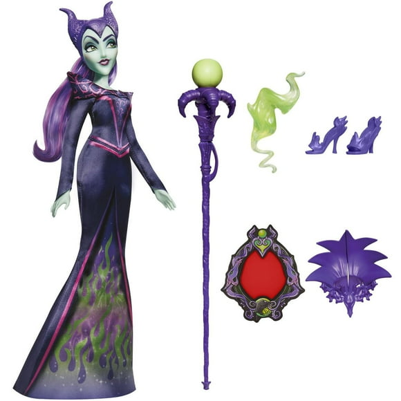 Disney Villains Maleficent Fashion Doll, Accessories and Removable Clothes
