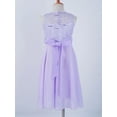 thumbnail image 6 of Manyakai Kids Girls Sequined Princess Dress Lace Chiffon Flower Girls Dress Wedding Prom Party Gowns Lavender 4, 6 of 7
