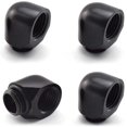 thumbnail image 1 of SDTC Tech 4-Pack G1/4" Male to Female Extender Connector 90° Angle Elbow Fitting for PC Water Cooling System, 1 of 4