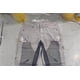 thumbnail image 5 of Pantalones de trabajo de mezclilla elástica for hombre | Patchwork multitela | Silueta acampanada | Estilo envejecido en capas vintage., 5 of 6