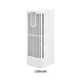 thumbnail image 2 of Kearding Transformación en ventilador de aire acondicionado con motor sin escobillas, miniventilador recargable, aire acondicionado Electrodomésticos Sin pulverización (1200 mAh), 2 of 6