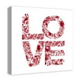 thumbnail image 2 of Creative Products Love Floral 20x20 Canvas Wall Art, 2 of 5