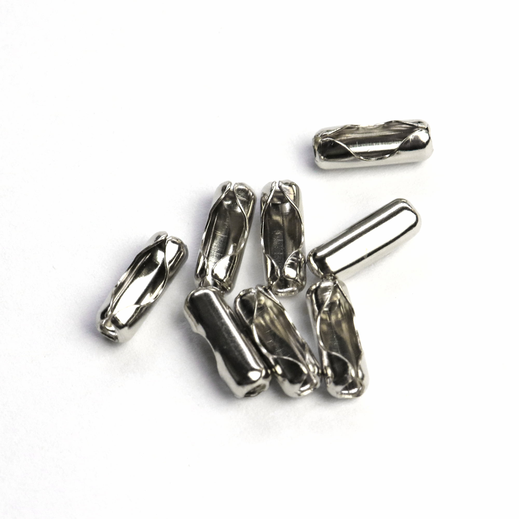 Ball Chain Connector Clasps 300 Pieces Number 3 Connectors Fits 2.4mm Beaded Ball Chain