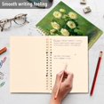 thumbnail image 5 of Wirebound Notebook Hardcover Spiral Notebooks White Roses in A Vase, 60 Pages, 80 GSM, 5.7 x 8.3in, 5 of 7