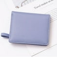 thumbnail image 5 of Monedero pequeño de cuero con doble pliegue para mujer Laklulu, monedero pequeño de cuero con doble pliegue, monedero pequeño para mujer, 5 of 5