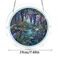 thumbnail image 3 of Stained Glass Suncatcher 7 Inch Stained Glass Window Hanging Butterfly Wall Decor for Living Room Wall Decor Boho Home Decor Gift, 3 of 7