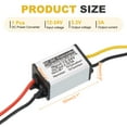 thumbnail image 2 of DC 12-24V to DC 3.3V Power Converter 3A 9.9W Step Down Converter Voltage Reducer Waterproof Transformer Power Supply Module Power Adapter for Car Truck Solar System, 2 of 7