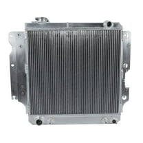 3 Row Aluminum Radiator For 1987-2006 Jeep Wrangler YJ TJ 2.4L 2.5L 4.0L L4 L6