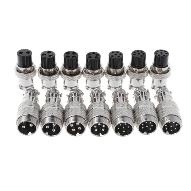 Conector Gx16 Macho de Aviación Enchufe Hembra 2/3/4/5/6/7/8 Pin - 8P