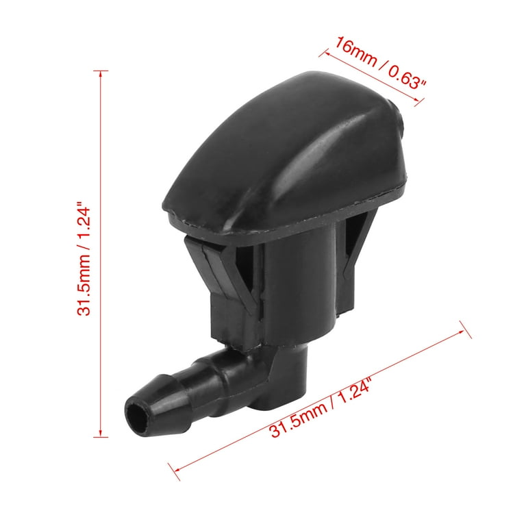 2014 Jeep Grand Cherokee Window Switch 2-Piece Windshield Washer Nozzle Set For 2005-2018 Jeep Grand Cherokee - Front Left & Right Pair 2013 Jeep Grand Cherokee Windshield Washer Nozzle - Foto 10