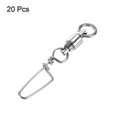 thumbnail image 3 of Uxcell Conectores Giratorios para Pesca de Acero Inoxidable de 15LBS, Paquete de 20, 3 of 6