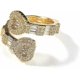 thumbnail image 1 of Gold Heart Rings for Women Bling Iced Out Rings Cubic Zirconia Diamond Ring Men Women Rhinestone Ring Engagement Wedding Promise Ring for Her Hip Hop, 1 of 4