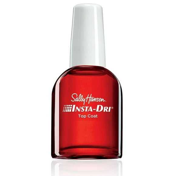 Sally Hansen Insta-Dri® Nail Polish, 3-in-1 Formula with Built-in Base and Top Coat. 1 Stroke, 1 Coat . Done. 13ml Nail Polish Lacquer