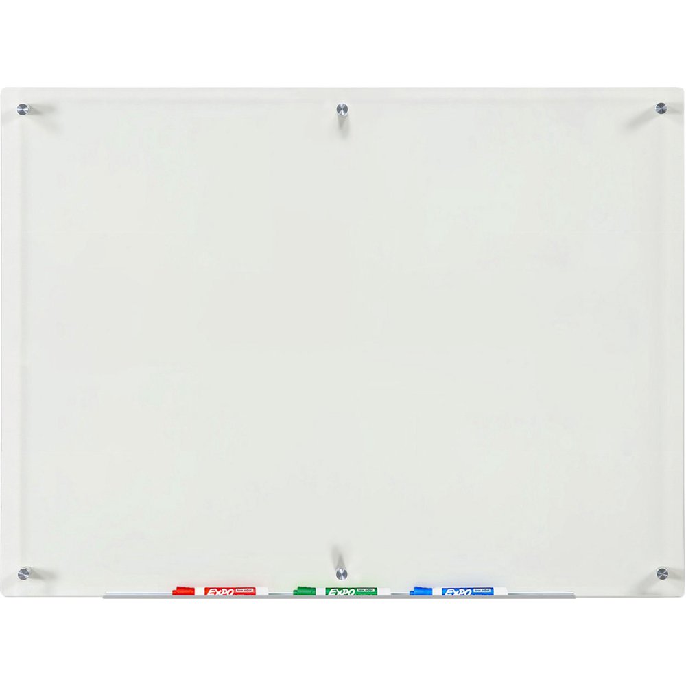 AudioVisual Direct Clear Glass DryErase Board Set 35 1/2 x 47 1/4
