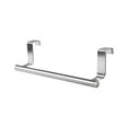 thumbnail image 2 of Vaidha Stainless Steel Single Pole Double-layer Towel Rack Kitchen And Bathroom Non Perforated Towel Rack Cabinet Door Back Hanging Rack, 2 of 2