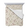 thumbnail image 7 of Flower Leaves, Twin Size Down Alternative Comforter, Lightweight Comforter Quilt Bedding Set with Pillow Shams Farmhouse Country Flower Bud Watercolor All Seasons Bed Comforter Duvet Insert 68"x86", 7 of 7