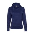 thumbnail image 1 of Ladies Striped Poly Fleece Lapover Hood -JA8662, 1 of 1