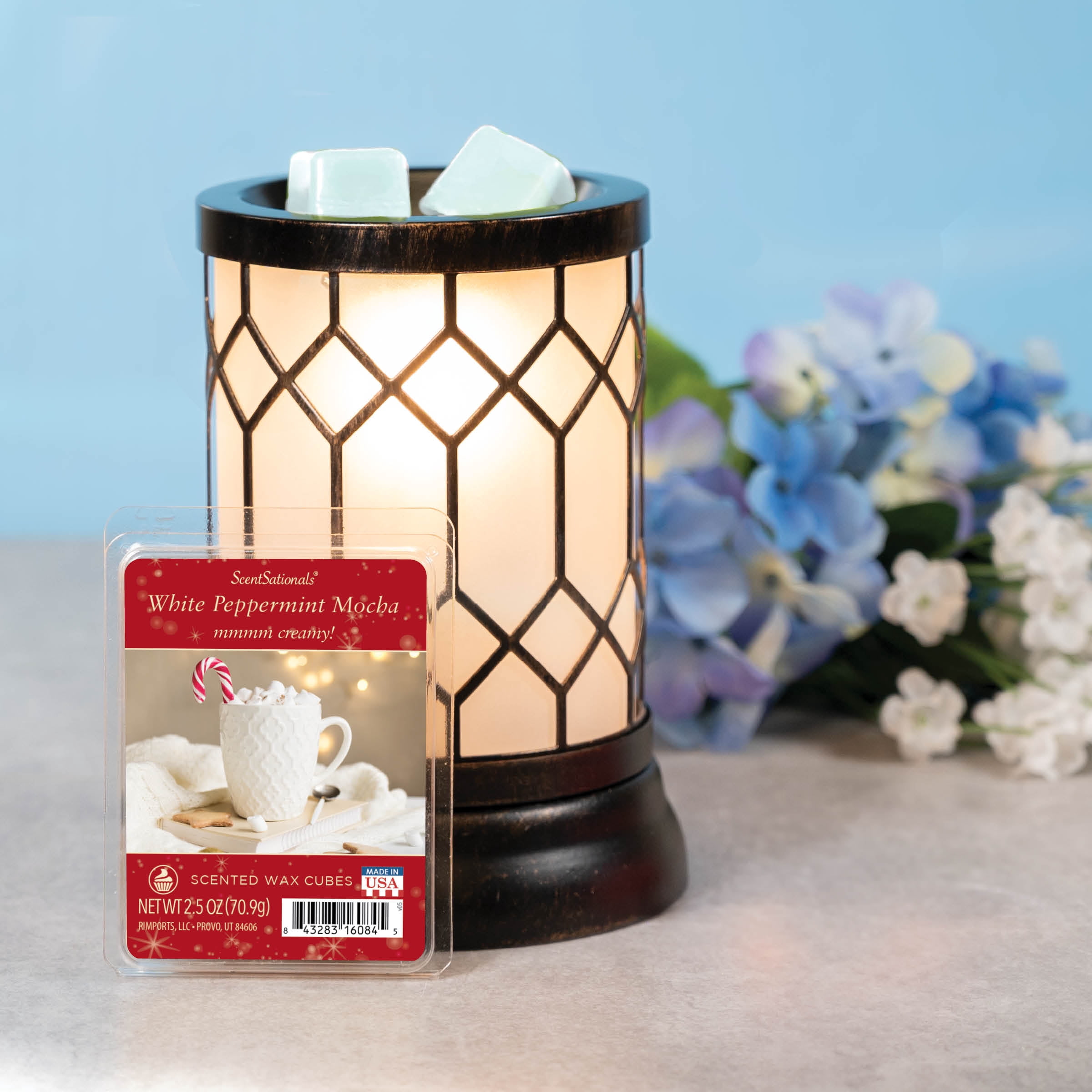 Scentsationals White Peppermint Mocha Scented Wax Melts, 2.5oz