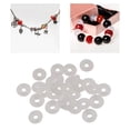 thumbnail image 4 of Kit de bricolaje de espaciadoras de 30x2mm, sueltas, posicionamiento de silicona, redondo hecho a mano para joyería, collar, pulseras, Macarena Cuentas espaciadoras, 4 of 8