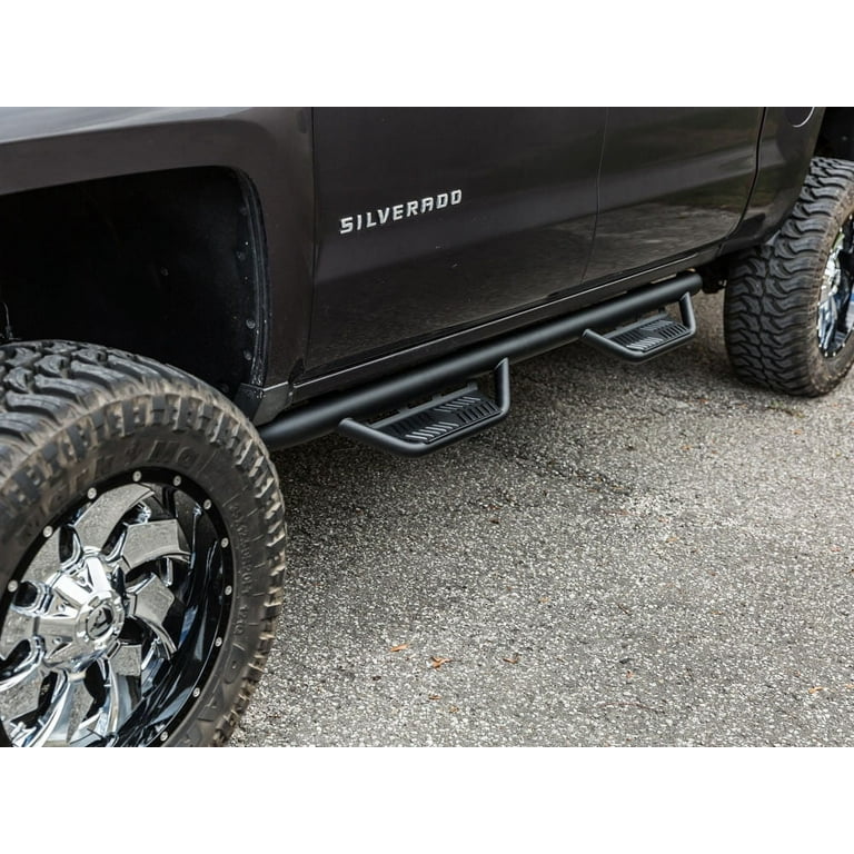 Havoc by RealTruck HS2 Black Hoop Steps Compatible with 2016-2018 Toyota  Tacoma Double Cab