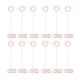thumbnail image 1 of Kearding 12pack/lot Cards Style With Durable Holders. Fashionable Any Holders Use Occasion 12pcs To Holders Card Place Table Carpetas de archivos oro rosa 2.0*220mm, 1 of 6