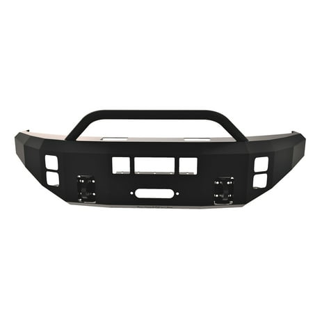 - ICI (Innovative Creations) FBM12FDN-PR Magnum Front Bumper; Double 3.5 in. Square; Incl. Tube PreRunner Light Bar; Optional Skid Plate Sold Separately;