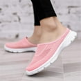 thumbnail image 6 of Womens Breathable Mesh Walking Mules Sneakers Open Back Slip On Shoes, 6 of 17