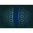 thumbnail image 1 of Ahgly Company Indoor Rectangle Patterned Night Blue Area Rugs, 6' x 9', 1 of 6