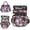 Purple Flower, variant on Lunch Bag Insulated Expandable Lunch Box for Women - Reusable Adults Floral Lunch Tote Bag Lunch Box for Office Work Picnic (Yellow Flower)