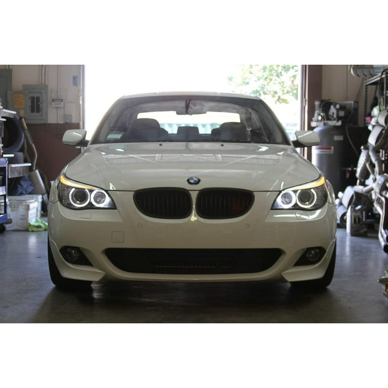 iJDMTOY (2) 7000K White High Power LED Angel Eyes Ring Marker Bulbs for BMW  5 6 7 Series X3 X5 (Fit E39 E53 E60 E63 E64 E65 E66 E83) 
