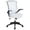 White and Black, variant on UrbanPro Contemporary Mid Back Mesh Office Swivel Chair in White