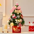 thumbnail image 5 of KOYPTL Mini Christmas Tree Bundle with LED Lights and Decorations,Small Christmas Tree for Counter Desktop Ornaments Indoor for Holiday Party Home Bedroom Decor,Christmas Birthday Gift, 5 of 6