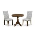 thumbnail image 6 of East West Furniture Antique 3-piece Wood Dining Set in Walnut, 6 of 10