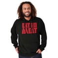 thumbnail image 5 of No Meat Vegetarian Vegan Cute Veggie Hoodie Sweatshirt Women Men Brisco Brands S, 5 of 5