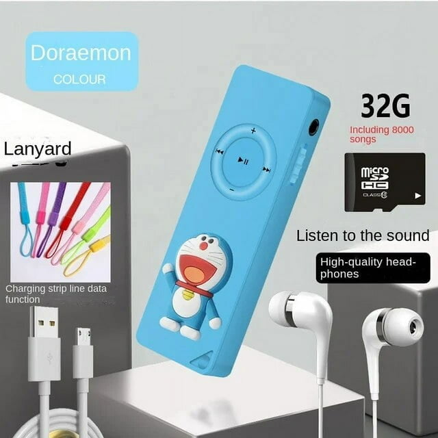 Hello Kitty Lecteur MP3 en Ligne USB avec Carte U Lecteur MP3 Son Sans Ossature Musique Média Lecteur MP3 Peut Être Mis en Marche Prise en Charge Carte TF