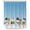 White Blue, variant on Xipuska Grey Snowman Shower Curtain - Water Repellent Fabric Shower Curtains Washable, Christmas Winter Snowflake Xmas Tree Decorative Polyester Cloth Bathroom Curtains Modern Bath Decor 66"x72"