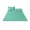 🍒 Green_New#2292, variant on Summer ice silk mat set of three bed sheets and mat, cooling breathable mattress topper set, honeycomb airflow design, washable, lightweight portable bedding