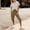 Khaki, variant on Only Moment Women's Bermuda Long Shorts with Pockets High Waist Loose Sweatpants Casual Lounge Yoga Workout Palazzo Beige,L