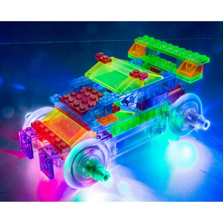 Laser pegs sports store car