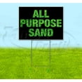 thumbnail image 1 of All Purpose Sand (18" x 24") Yard Sign, Includes Metal Step Stake, 1 of 6