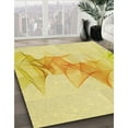 thumbnail image 3 of Ahgly Company Machine Washable Indoor Rectangle Transitional Yellow Area Rugs, 7' x 10', 3 of 7