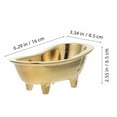 thumbnail image 2 of ULTNICE Bathroom Soap Holder Bathtub Shape Ceramic Dish White 1 Pcs, 2 of 8
