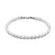 thumbnail image 1 of Rhinestone Bracelet Crystal Diamond Bracelet Pulsera de circonitas para mujeres Novia (Plata), 1 of 5