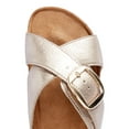 thumbnail image 4 of Time and Tru Women's Footbed Crossband Slide, 4 of 6